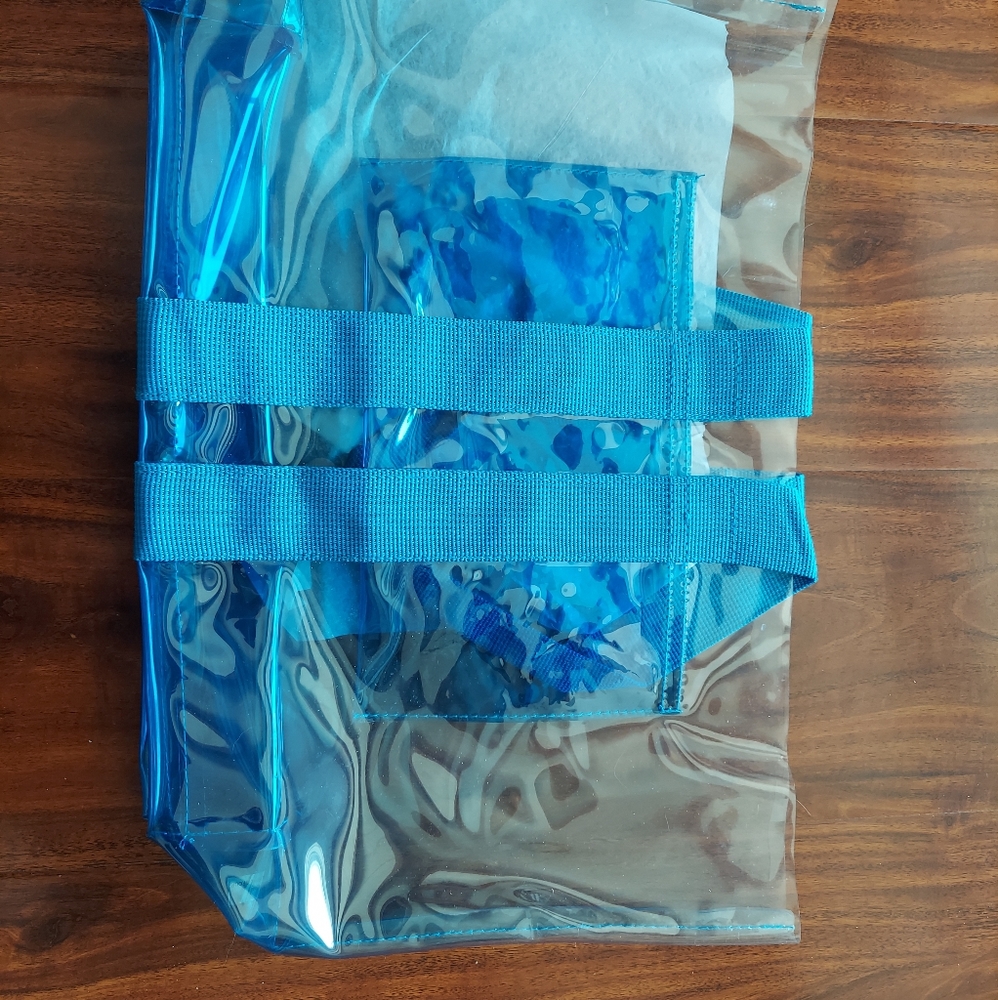 NWT clear PVC tote bags